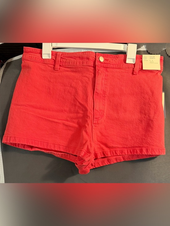 Universal Thread Pants - Women's Red Sailor Jean Shorts Size 14